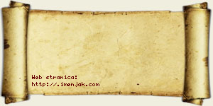 Tina Stojković vizit kartica